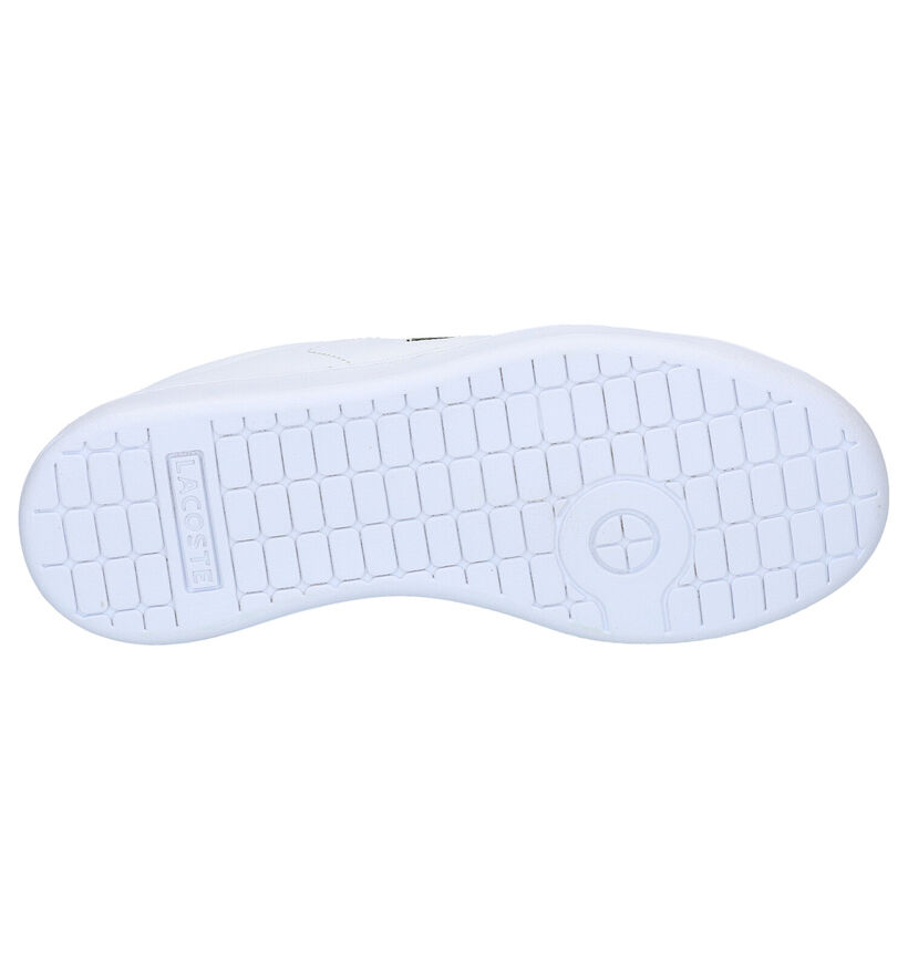 Lacoste Carnaby Evo Witte Veterschoenen in leer (289809)