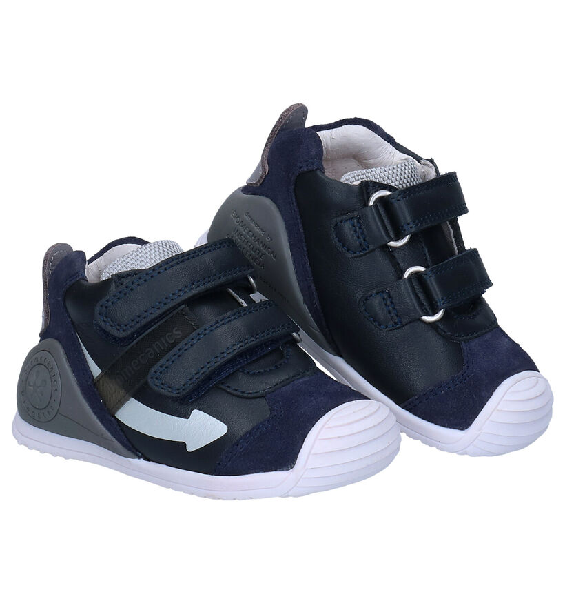 Biomecanics Chaussures pour bébé  en Bleu foncé en cuir (282834)