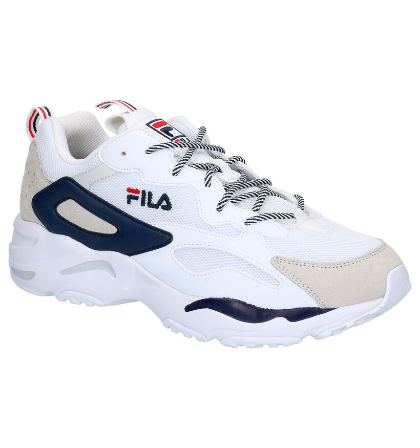 Fila Ray Tracer Witte Sneakers in nubuck (265544)