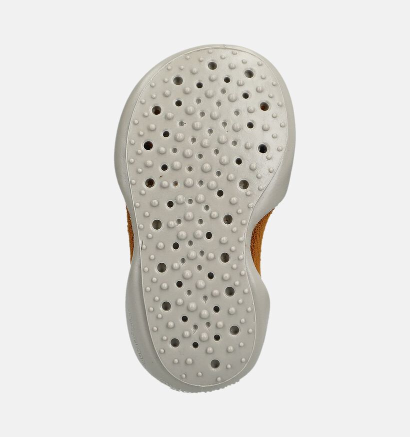 Coll&eacute;gien Pantoufles ferm&eacute;es en Marron pour filles, gar&ccedil;ons (364996) - pour semelles orthop&eacute;diques