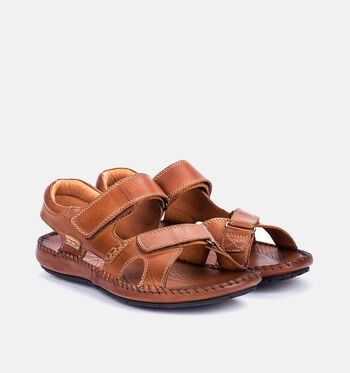 Pikolinos Sandales Noir/Cognac