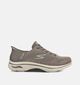 Skechers Go Walk Arch Fit Baskets en Taupe pour hommes (376906) - pour semelles orthop&eacute;diques