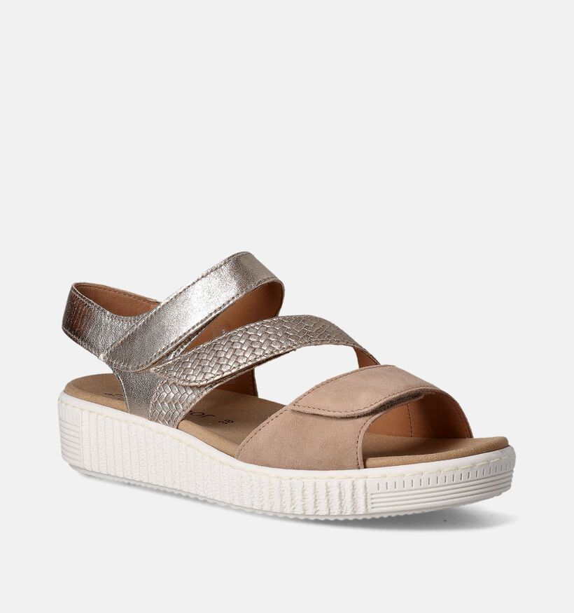 Gabor Gouden Sandalen voor steunzolen voor dames (355104) - geschikt voor steunzolen