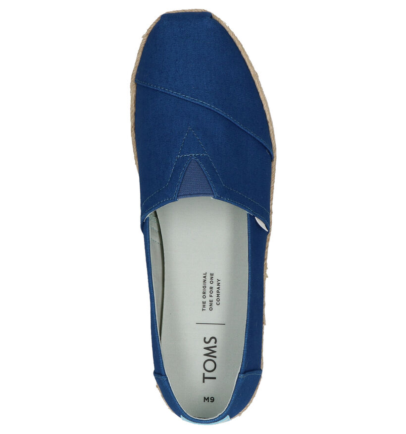 Toms Alpargata Blauwe Espadrilles in stof (269361)