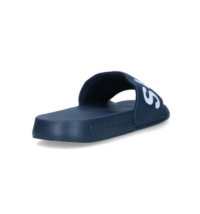 Superdry Code Core Blauwe Badslippers voor heren (322144)