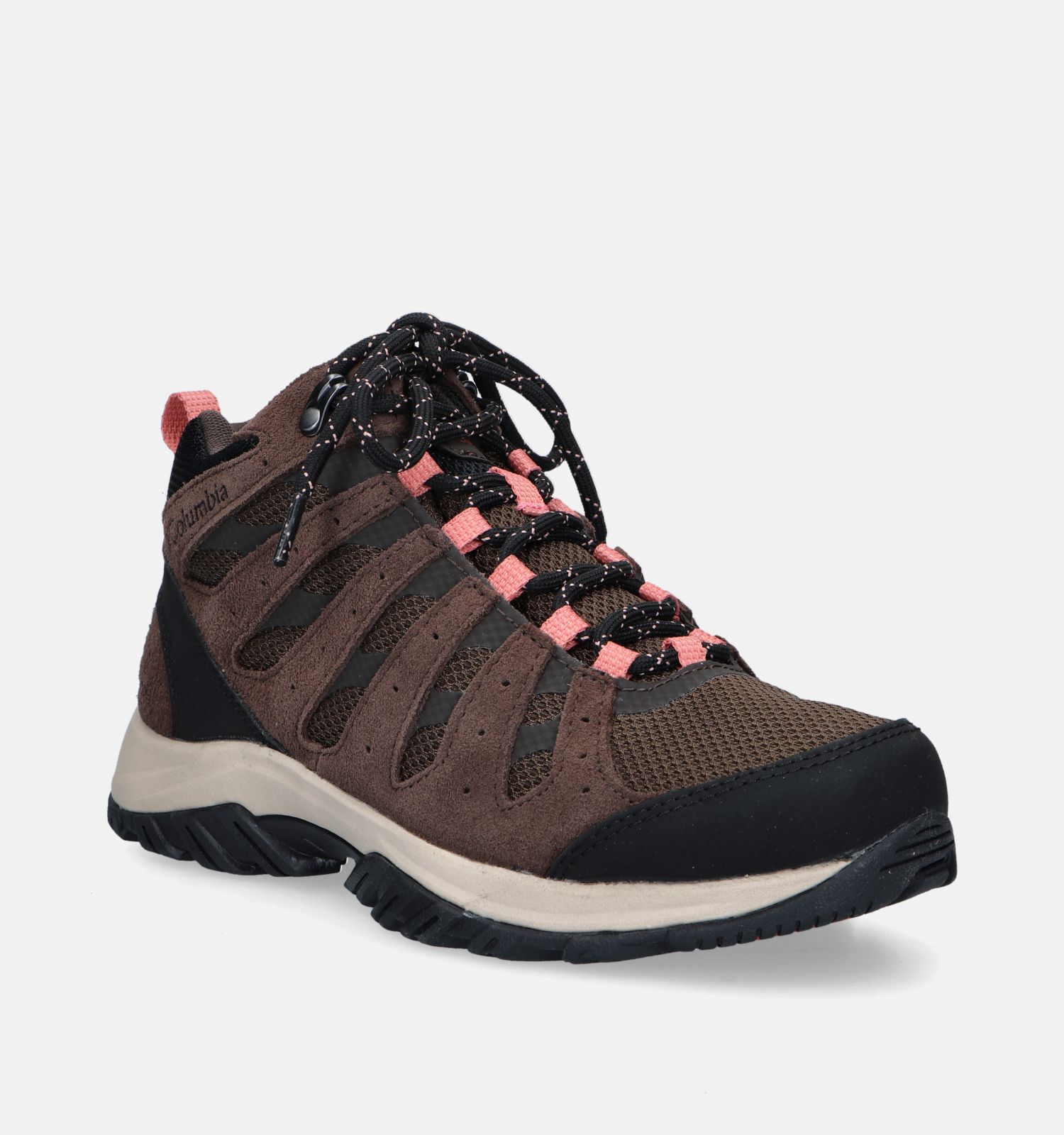 Columbia Redmond III Mid Waterproof Bruine Wandelschoenen Dames Outdoorschoenen Online op TORFS.BE