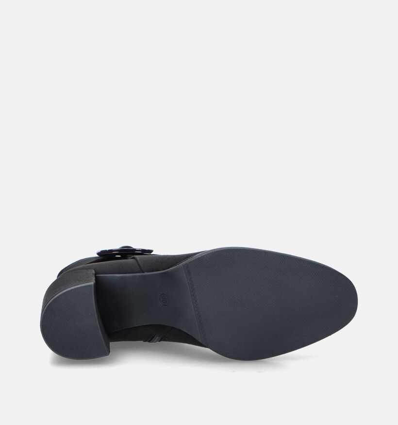 Marco Tozzi Blauwe Enkellaarzen Marco Tozzi Zwarte Enkellaarsjes met hak voor dames (346758)