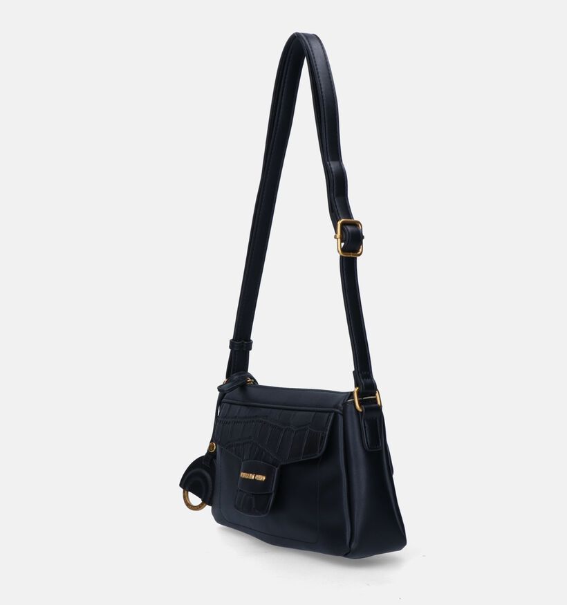 Laurent David Croco Zwarte Crossbody Tas voor dames (333640)