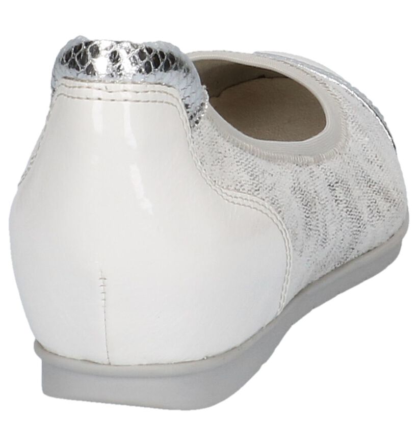 Tamaris Ballerines en Blanc en cuir verni (214215)