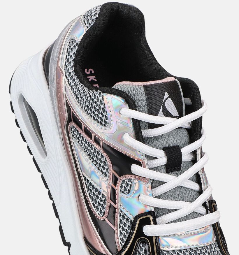 Skechers Uno Baskets basses en Argent pour filles (375700)