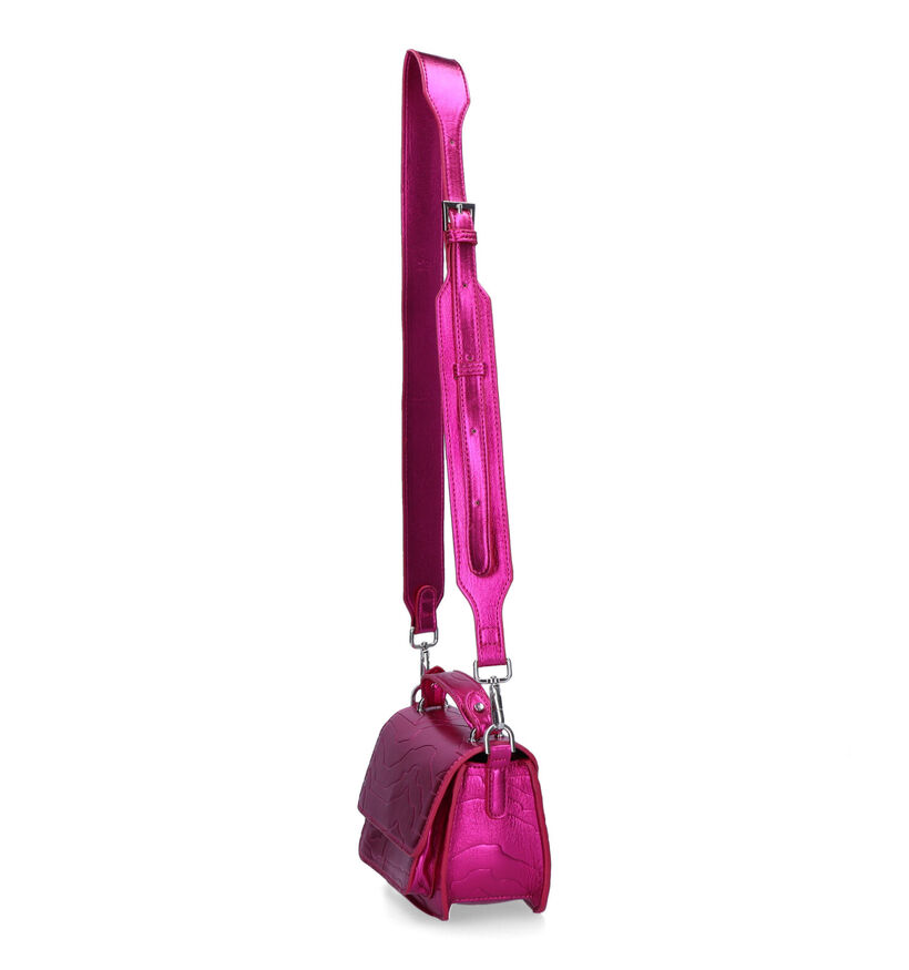 Hvisk Renei Shinny Structure Fuchsia Handtas voor dames (329094)