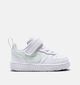 Nike Court Borough Low Baskets pour b&eacute;b&eacute; en Blanc pour filles, gar&ccedil;ons (373422)