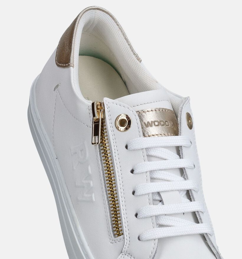 River Woods Arlette Witte Rits-Veterschoenen voor dames (373094) - geschikt voor steunzolen