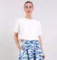 Vero Moda Aya Penny Cropped Witte T-shirt voor dames (374950)