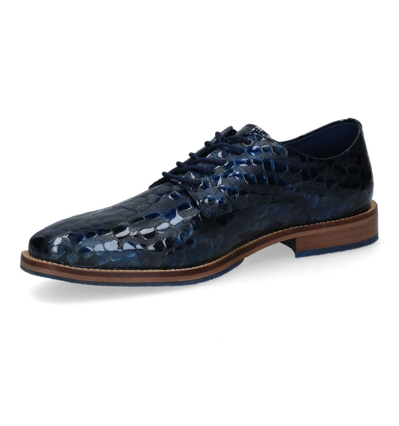 Bullboxer Chaussures classiques en Bleu pour hommes (331810) - pour semelles orthopédiques