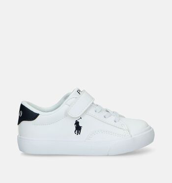 Chaussures à scratch blanc