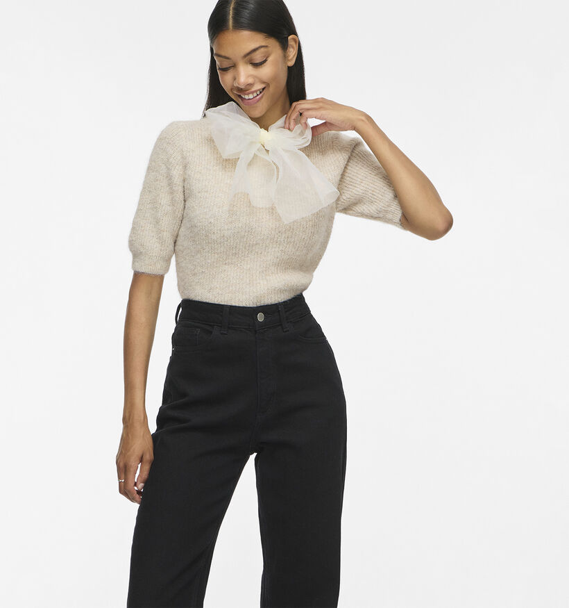 Vila Itza Natural Melan Pull en Beige pour femmes (378488)