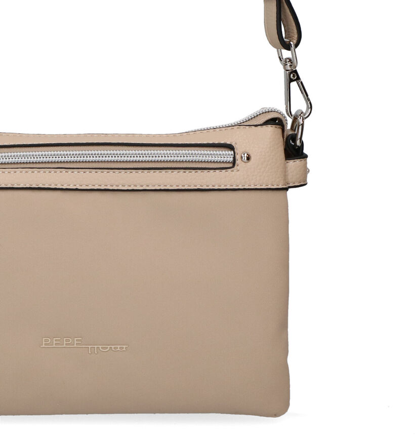 Pepe Moll Sac porté croisé en Beige en simili cuir (310893)