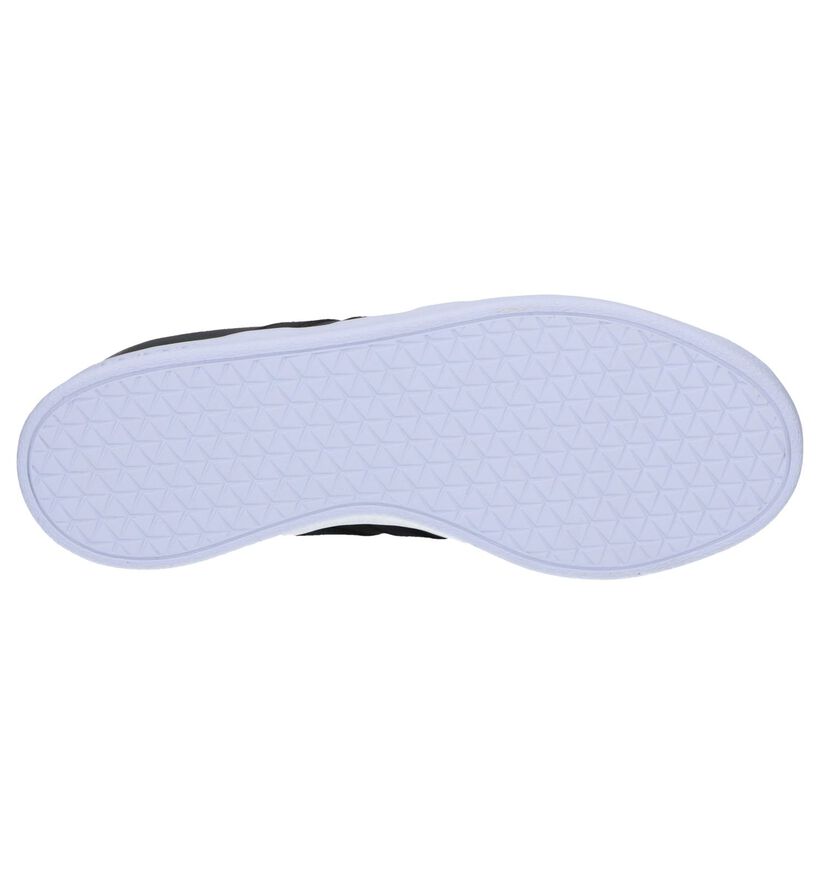 adidas VL Court 2.0 Baskets en Noir en cuir (252576)