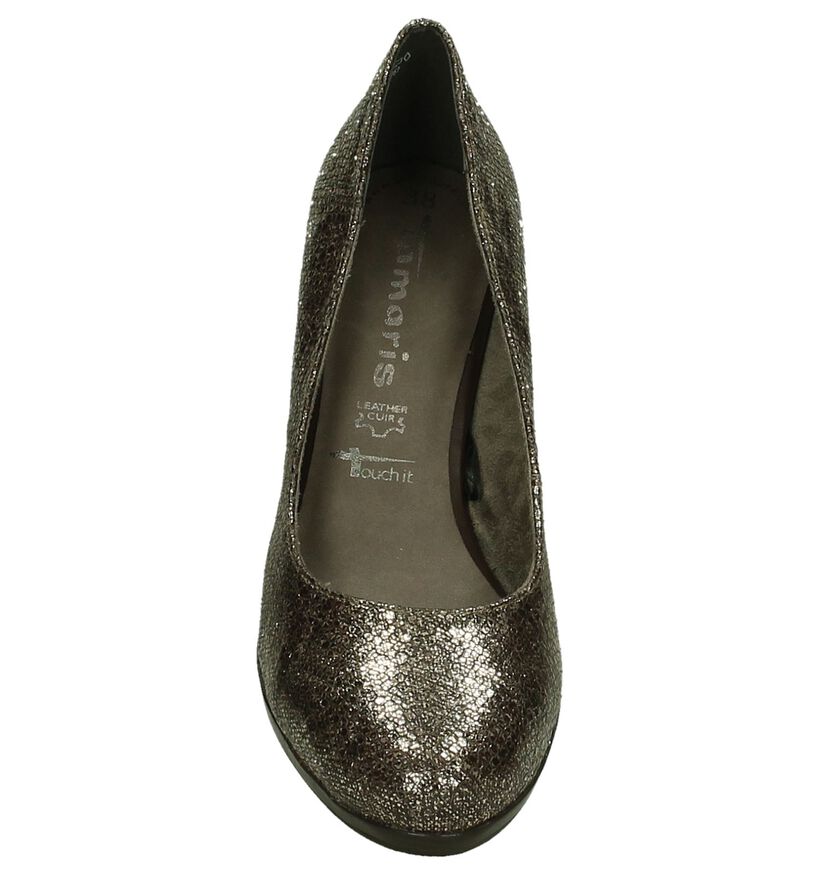 Tamaris Escarpins classique en Bronze en cuir (199850)