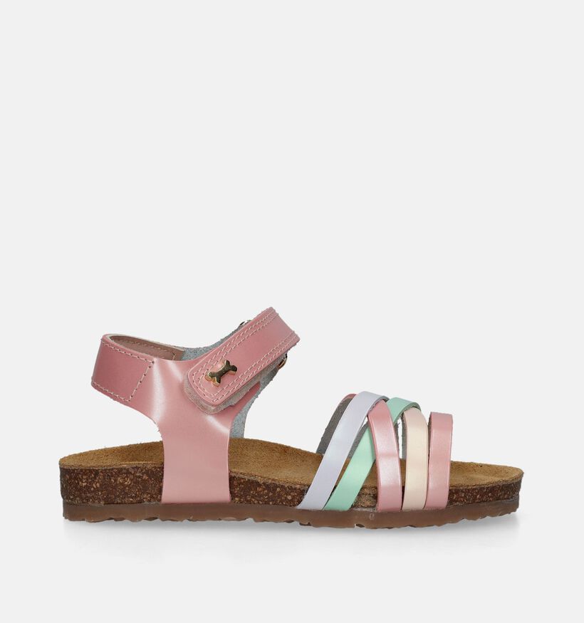 STONES and BONES Lemat Sandales en Rose pour filles (336540)