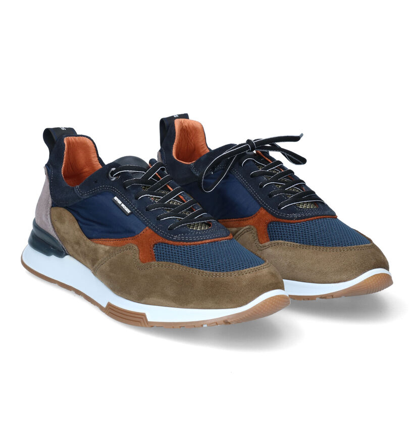 River Woods Gerrit Chaussures à lacets en Bleu pour hommes (316658) - pour semelles orthopédiques