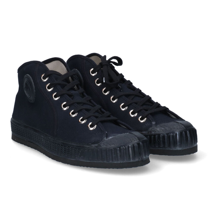 0051 Zwarte Sneakers in stof (317468)