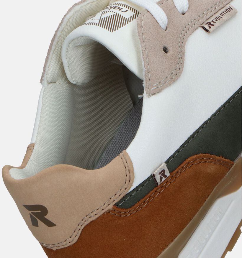 Rieker R-Evolution Witte Sneakers voor heren (336240) - geschikt voor steunzolen