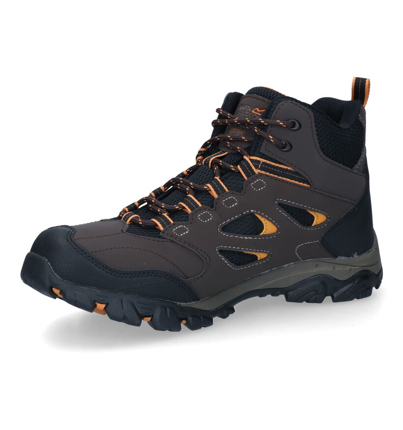 Regatta Holcombe Kaki Wandelschoenen voor heren (331962) - geschikt voor steunzolen