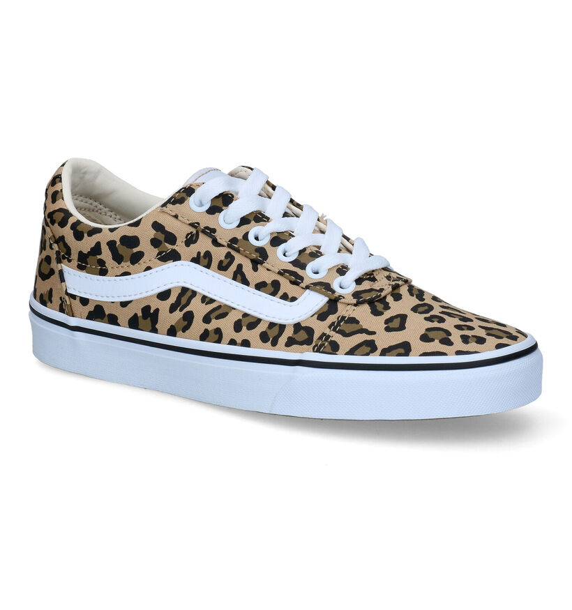 Vans Ward Baskets de skate en Rose pour femmes (327993)