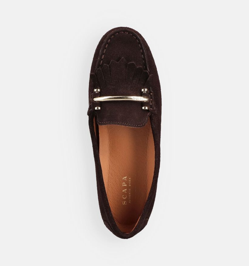 Scapa Loafers en Marron pour femmes (373282) - pour semelles orthop&eacute;diques