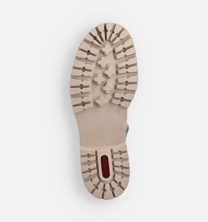 Rieker Boots à lacets en Écru pour femmes (363524)