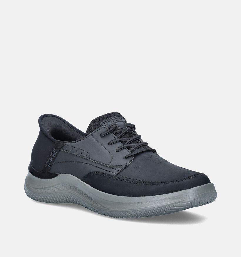 Skechers Hasting Rory Chaussures à lacets en Noir pour hommes (346373)
