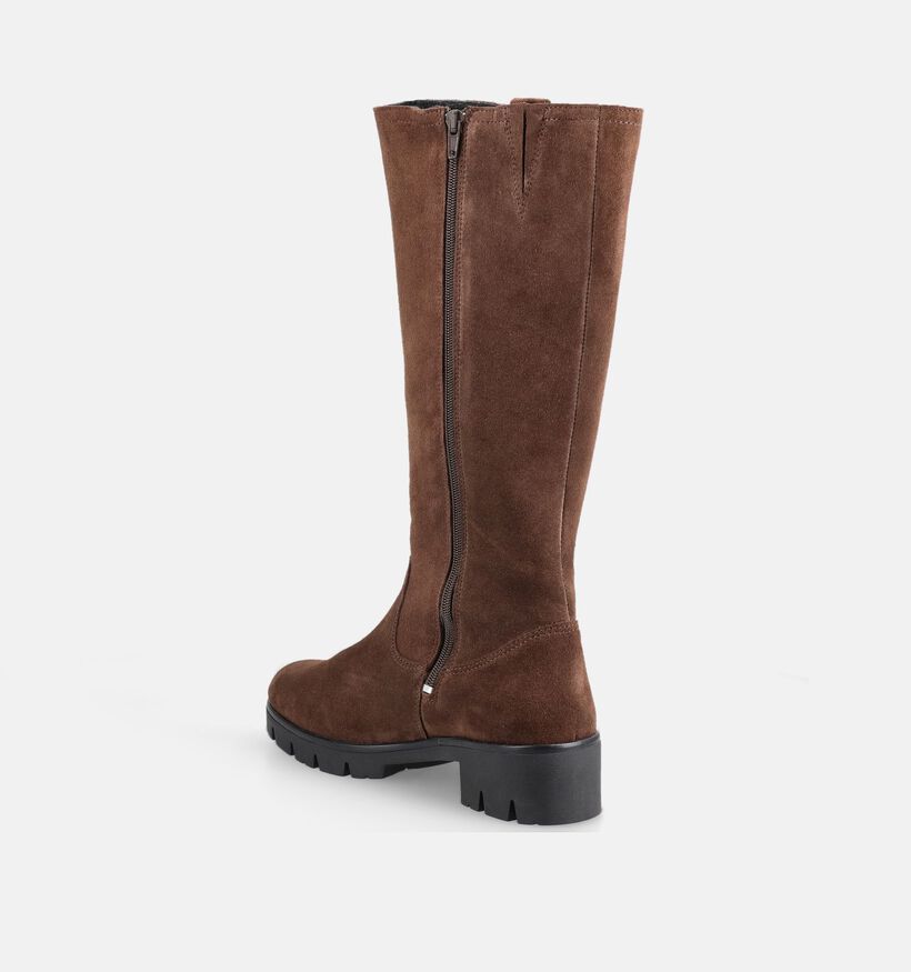 Solemade Kolly Bruine Lange Laarzen voor dames (380005) - geschikt voor steunzolen