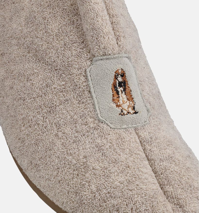 Hush Puppies Beige Pantoffels voor Steunzolen voor dames (370592) - geschikt voor steunzolen