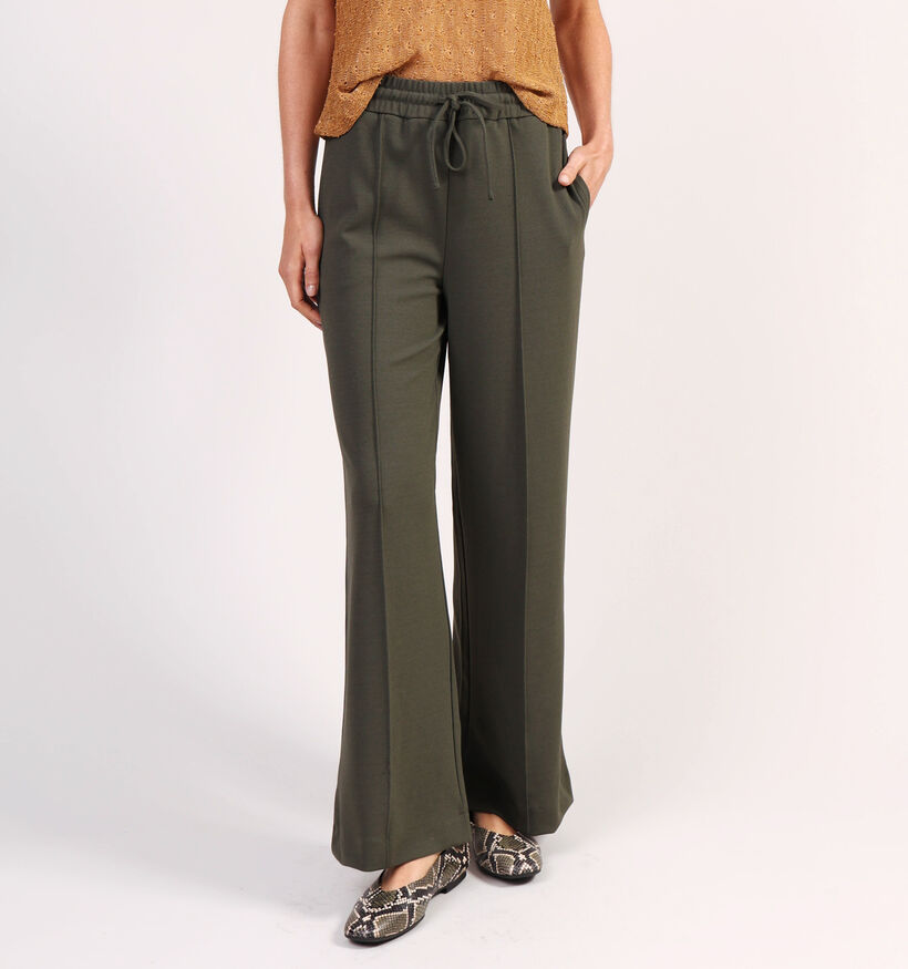 Vila Clua Wide Donkergroene Broek voor dames (361308)