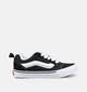 Vans Knu Skool Baskets en Noir/Blanc pour filles, gar&ccedil;ons (368993)