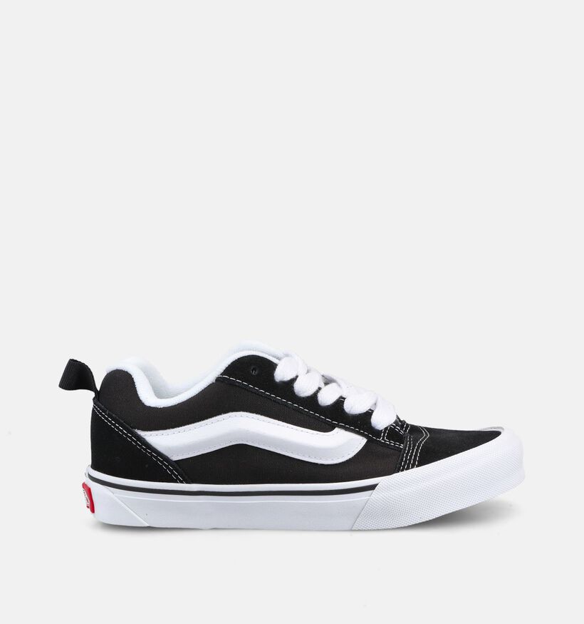 Vans Knu Skool Baskets en Noir/Blanc pour filles, gar&ccedil;ons (368993)