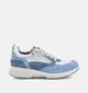 Xsensible Stretchwalker Grenoble Blauwe Sneakers voor dames (373019) - geschikt voor steunzolen