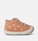 Naturino Cocoon Suede Embroidery Chaussures pour bébé en Orange pour filles (355321) - pour semelles orthopédiques