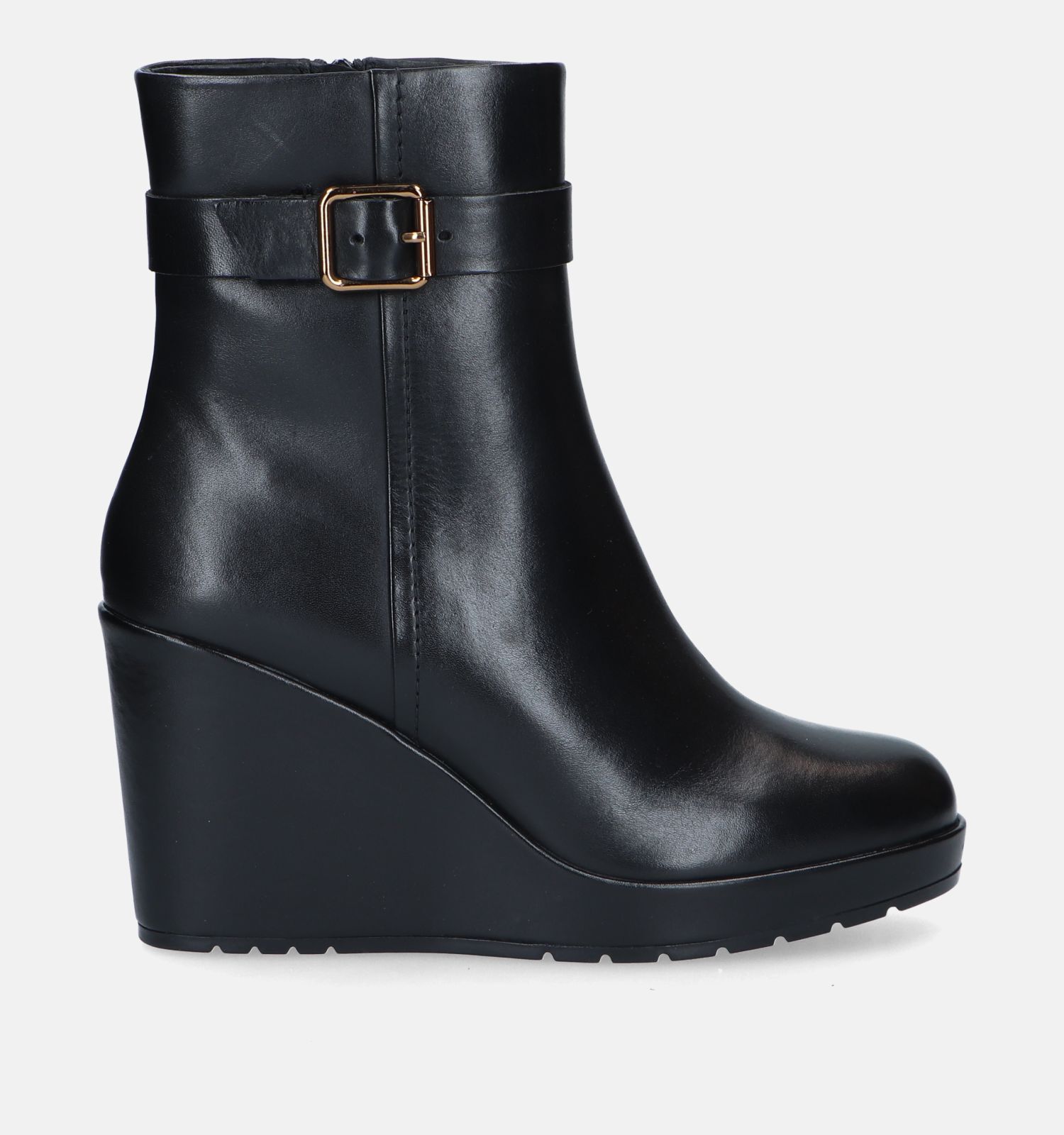 Geox Manilva Bottillions avec talon compense en Noir Femmes Bottines en ligne sur TORFS.BE