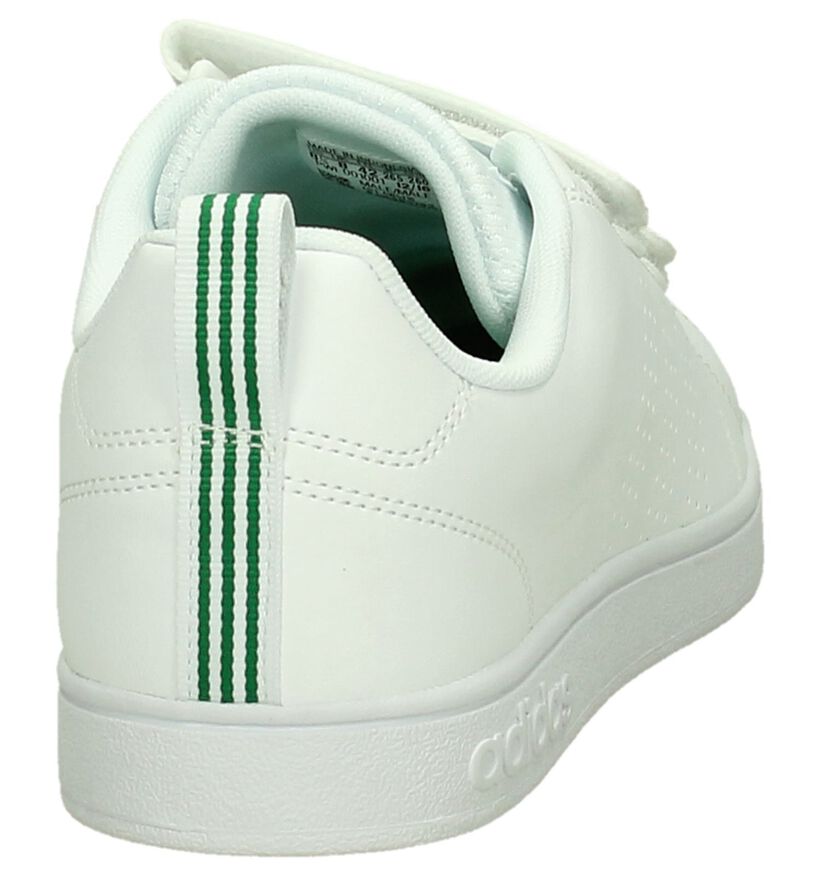 Witte adidas Advantage Clean Sneakers, , pdp