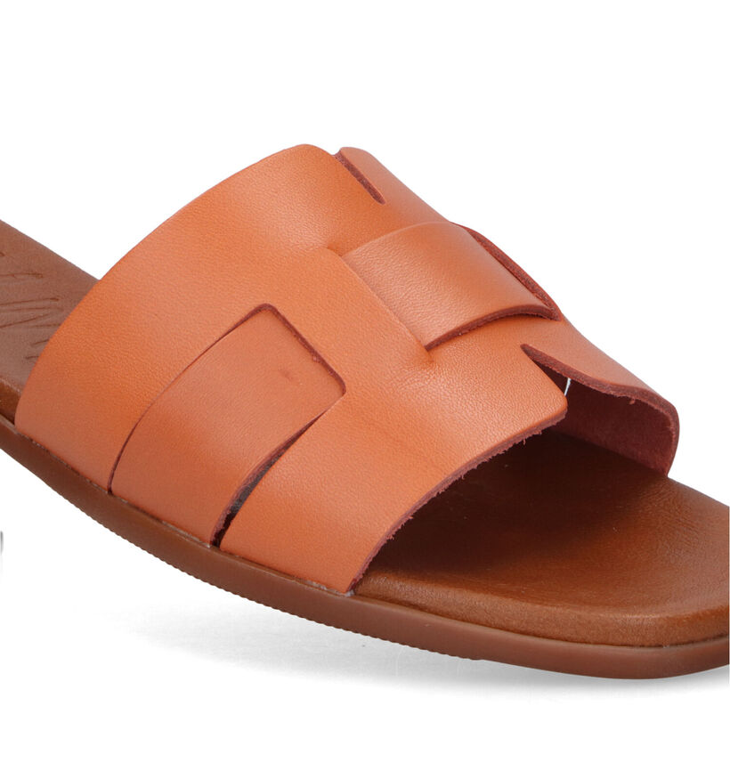 Oh My Sandals Nu-pieds plates en Orange pour femmes (334639)