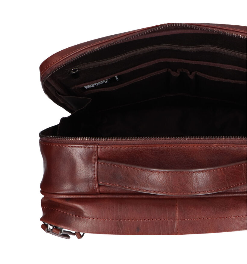 Maverick RG Sac à dos professionnel en Marron en cuir (315568)