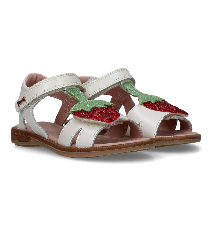 STONES and BONES Strav Roze Sandalen voor meisjes (325892)