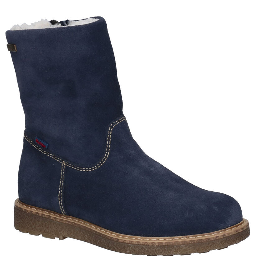 Richter Bottes basses en Bleu foncé en nubuck (259061)