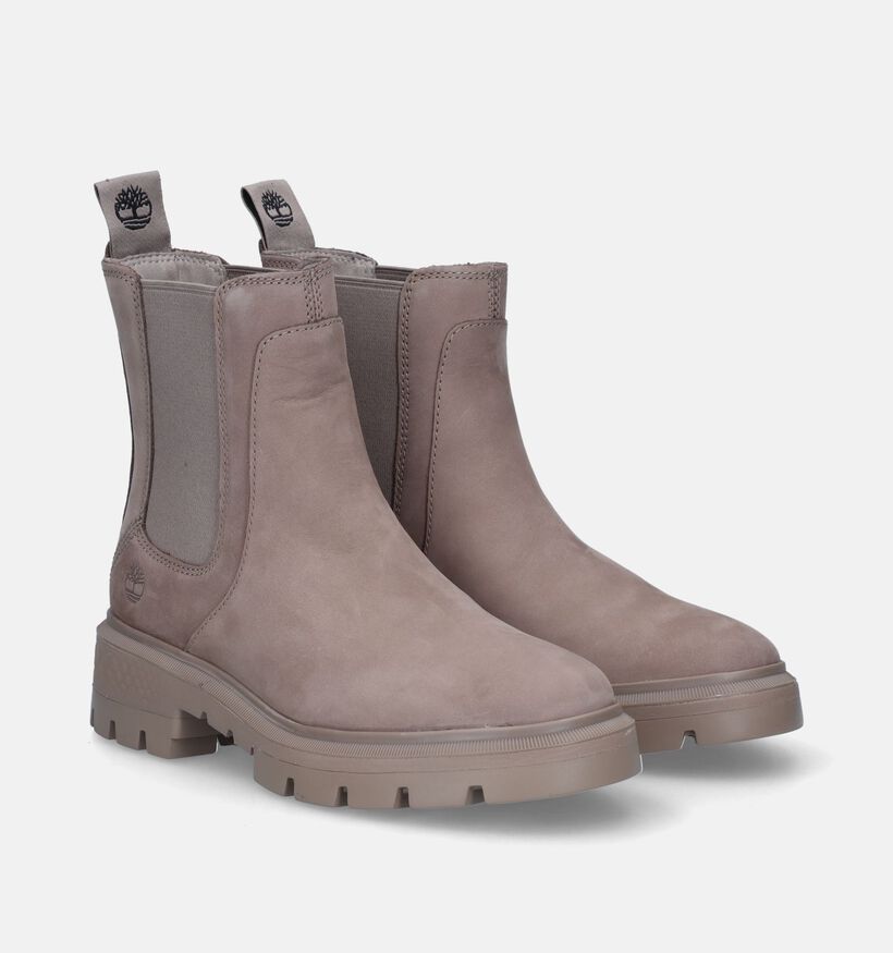 Timberland Cortina Valley Chelsea Beige Boots voor dames (313451) - geschikt voor steunzolen