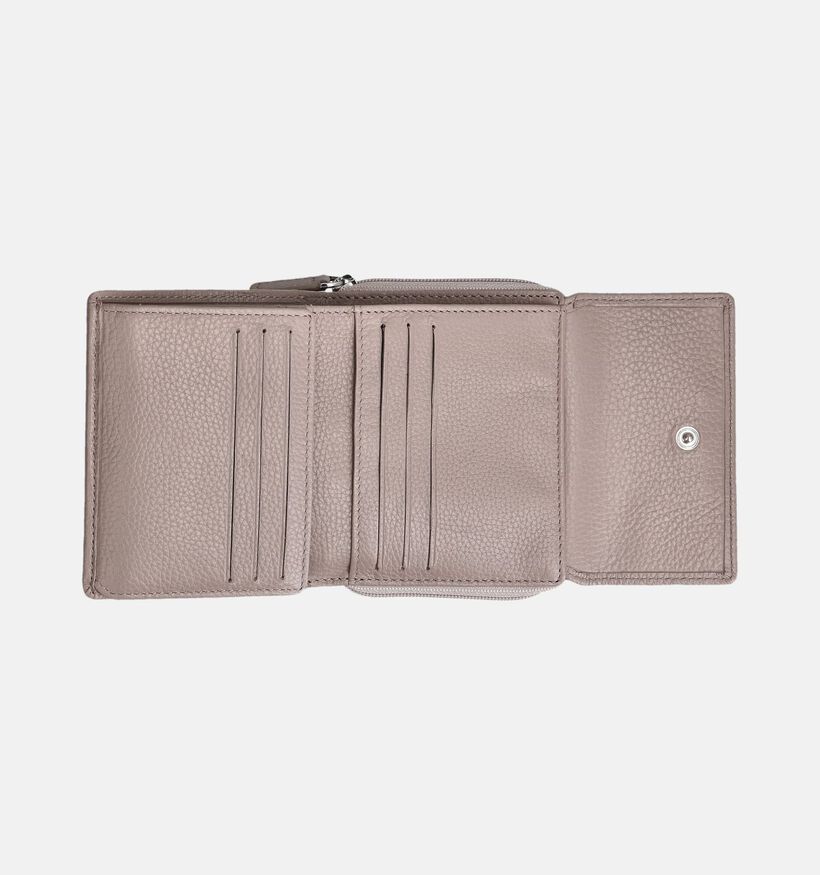 Euro-Leather Taupe Portemonnee voor dames (375844)