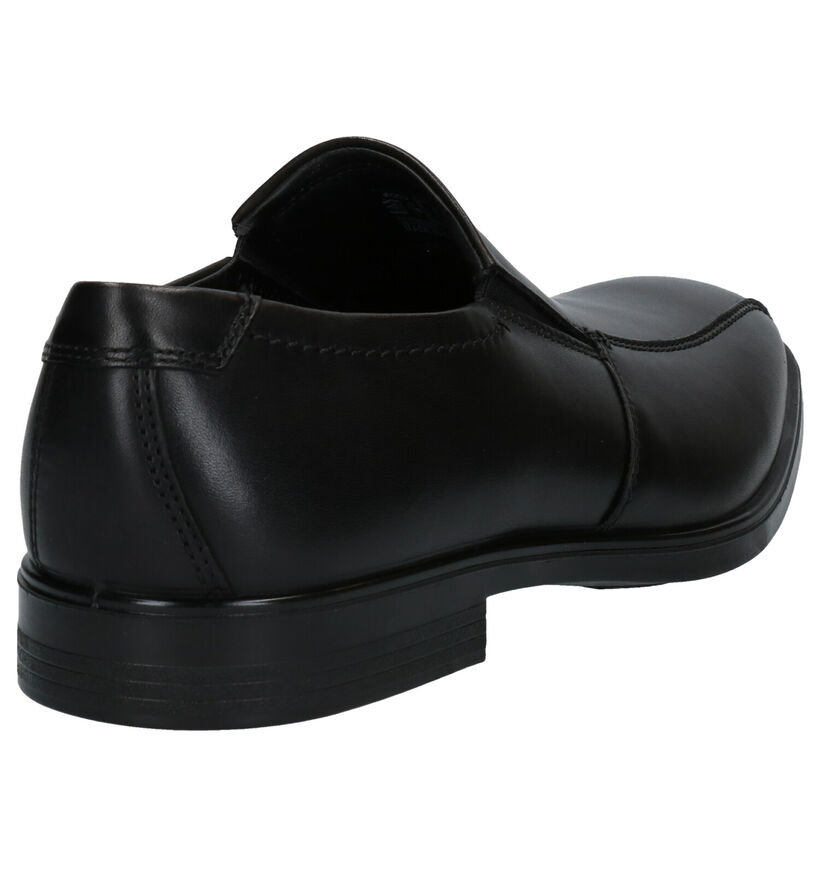 ECCO Melbourne Chaussures slip-on en Noir en cuir (281811)