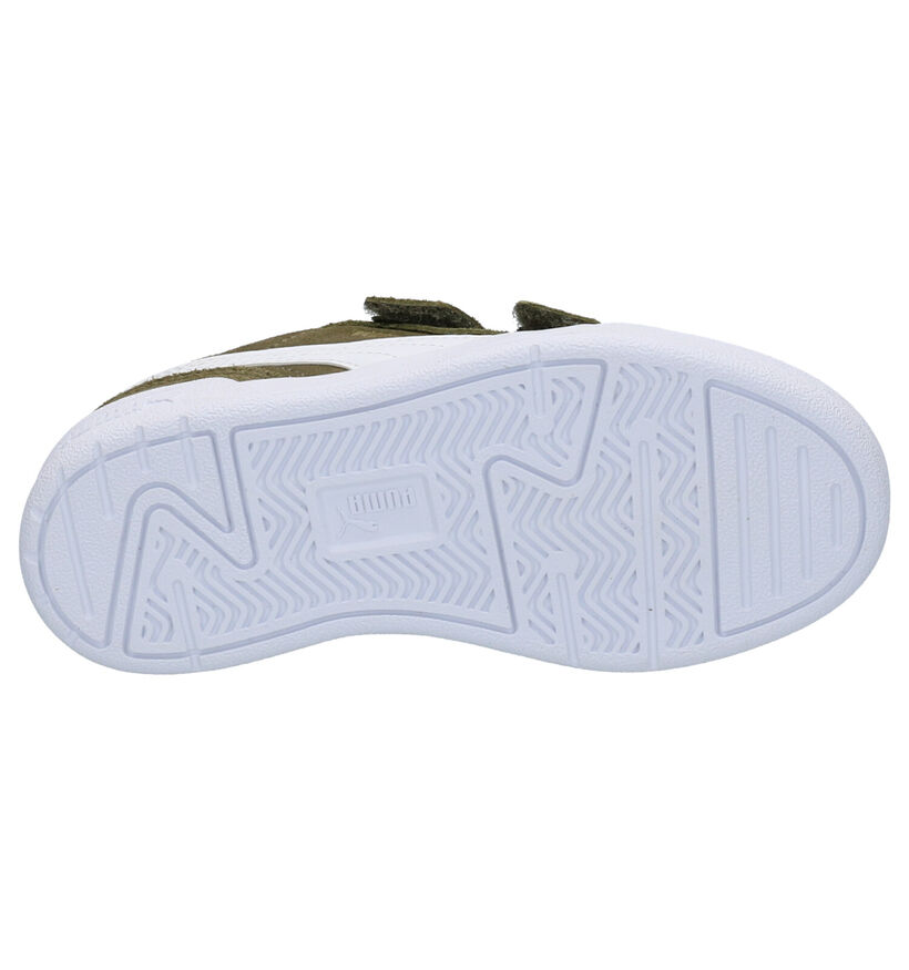 Puma Caracal Kaki Sneakers in daim (265643)